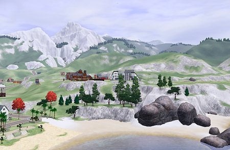 Зима в Симс 3 Времена года и зимние развлечения