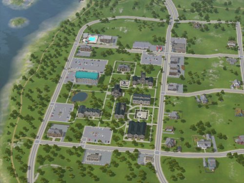 Студенты в The Sims 3 University Life