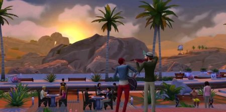 Город Оазис Спрингс в Sims 4