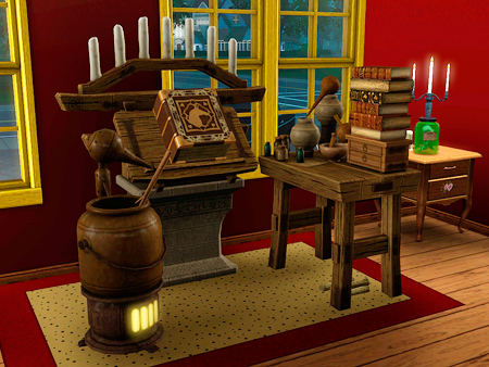 Алхимия как частный бизнес  в Симс 3 Supernatural‎