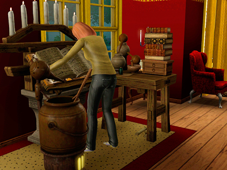 Алхимия как частный бизнес  в Симс 3 Supernatural‎